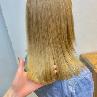 セミロング カラー 銀座/レイヤーカット 🩵三浦紗弓🩵のヘアスタイル
