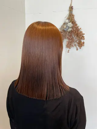 ミディアム 福岡 ゆうわのヘアスタイル