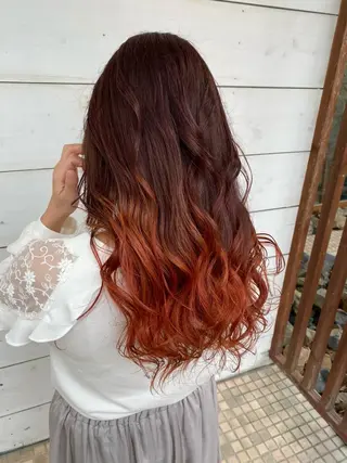カラー SALOWIN栄 高須大貴のヘアスタイル