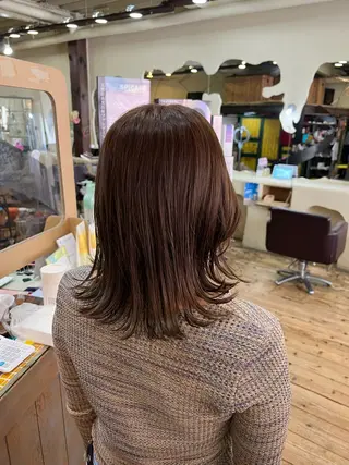 ミディアム カラー ヘアアレンジ 「sumi」 AMIのヘアスタイル