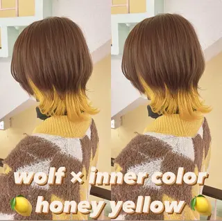 カラー 渋谷:インナーカラー ／🍒エリカ🍒のヘアスタイル