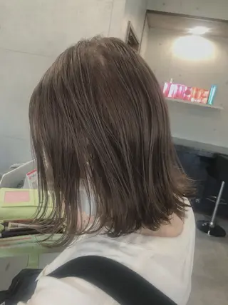 セミロング REVE美容室 REVEマツエクのヘアスタイル