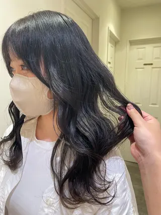 ロング カラー シールエクステ横浜 🐏☁️miminaのヘアスタイル