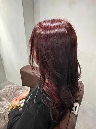 セミロング 長内 もえのヘアスタイル
