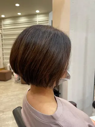 ショート くせ毛カット終着点 カワサキトオル溝の口のヘアスタイル