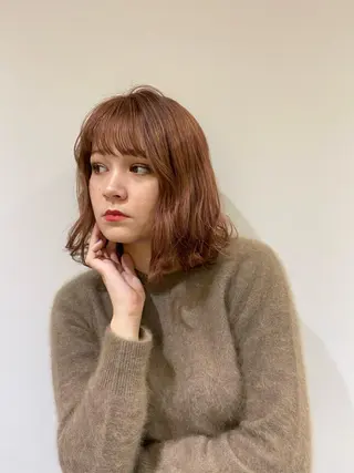 ミディアム カラー ヘアアレンジ 池袋 🌼nana🌼のヘアスタイル