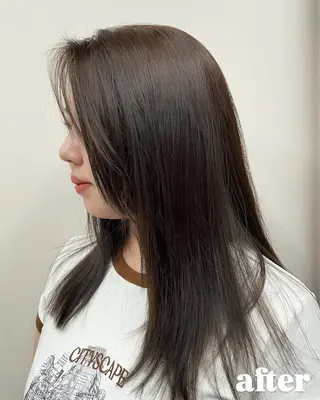 セミロング ブローモデル募集 Manaのヘアスタイル