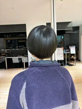ショート カラー マンツーマン 縮毛矯正/マユコのヘアスタイル