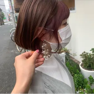 ショート カラー stylist店長 岡本真依のヘアスタイル