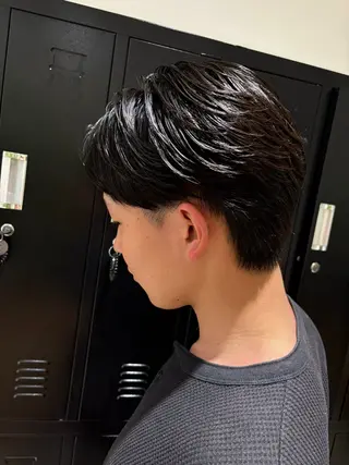 パーマ メンズ 大澤 琉聖のヘアスタイル