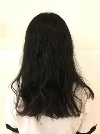 ロング パーマ 大石 さやかのヘアスタイル