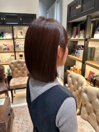 ミディアム 角本 ゆあんのヘアスタイル
