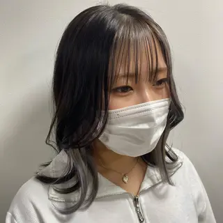 ミディアム 髪質改善 髪質改善カラーゆうひのヘアスタイル