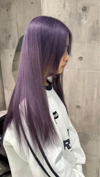 ロング カラー ハイトーン/ゆるふわ 🧚𖥔ׁTOMO♡のヘアスタイル