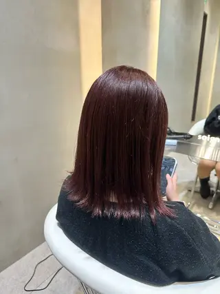 セミロング 透明感カラー/伊藤 陸/soigneのヘアスタイル