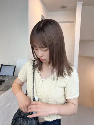 カラー 🌿似合わせ透明感 カラー松本朋幸🌿のヘアスタイル