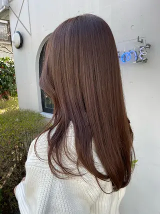 セミロング カラー hazuki 🌝のヘアスタイル