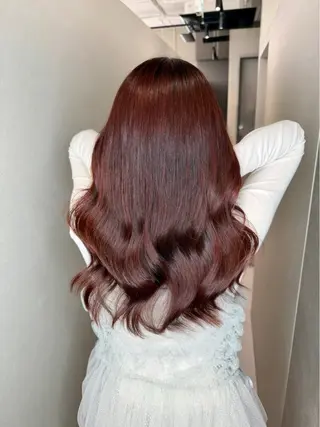 セミロング カラー 今井 勝也のヘアスタイル