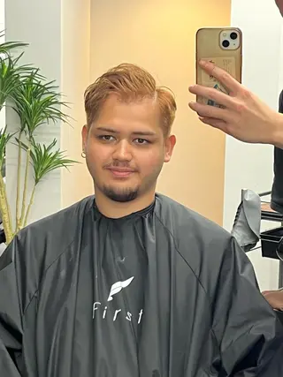ショート メンズ 釜谷 健二郎のヘアスタイル