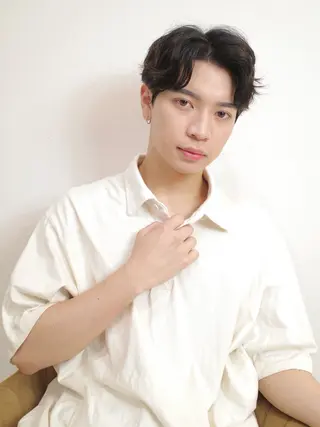 メンズ ボブ/髪質改善/ レイヤー/池澤慎人のヘアスタイル