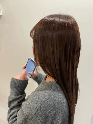 ロング 京谷 日向のヘアスタイル