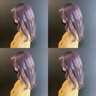 セミロング カラー ✨縮毛矯正✖︎顔周り レイヤー✨ナカムラのヘアスタイル
