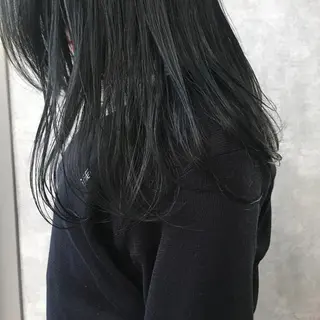 ロング カラー レイヤーカット BLend 渋谷のヘアスタイル