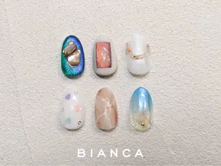 ネイル BIANCA市ヶ谷店 TSUMITAのネイルデザイン