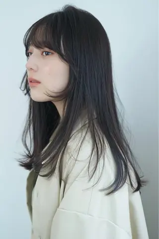 ミディアム パーマ ヘアアレンジ 髪質改善ストレート✨ パーマヘア✨YUKIのヘアスタイル