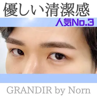 メンズ アイブロウ GRANDIRbyNorn所属・GRANDIR byNornのマツエク・マツパデザイン
