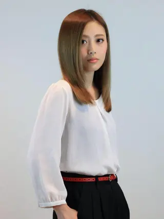 ロング EARTH検見川浜 鈴木学のヘアスタイル