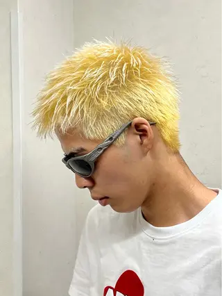 メンズ 透明感カラー/ ダブルカラー /ソラのヘアスタイル