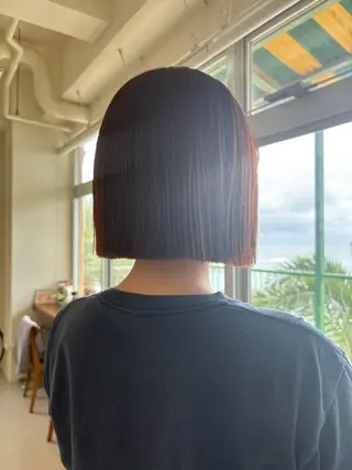 ミディアム ミディアムレイヤー/ 艶カラーNorikaのヘアスタイル