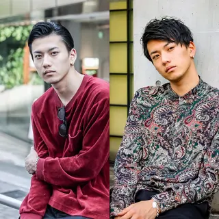 ショート カラー メンズ AUBE hair garden渋谷所属・✨ハイトーンカラー 🌈モテ髪のヘアスタイル