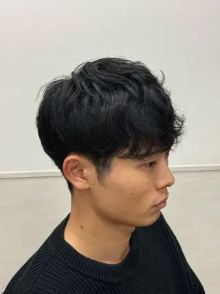 ミディアム メンズ 💈Hisa ／ 理容師💈のヘアスタイル