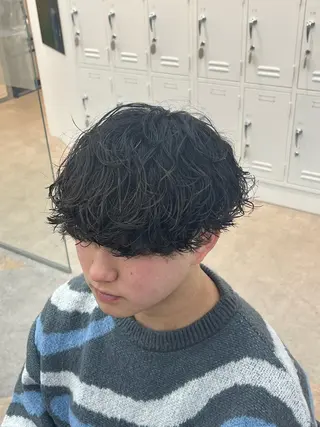 パーマ メンズ 深谷 侑亮のヘアスタイル