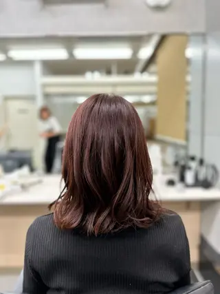 ミディアム カラー 似合わせ小顔カット 🌟神谷 ヨシタカのヘアスタイル