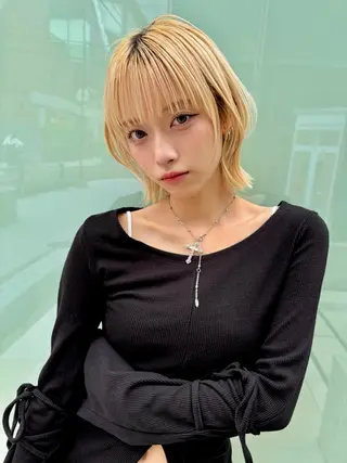 カラー 薄井 稜太のヘアスタイル