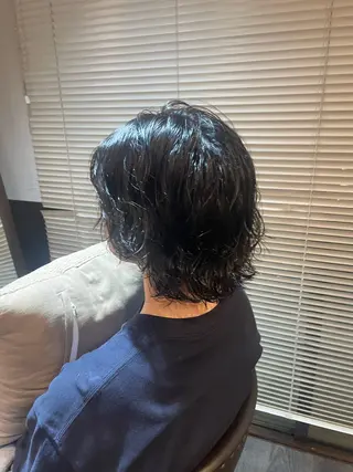 ショート パーマ リ ノのヘアスタイル