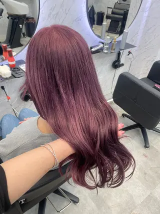 ロング カラー 韓国ヘア🎀 /♡𝓝𝓸𝓪♡のヘアスタイル
