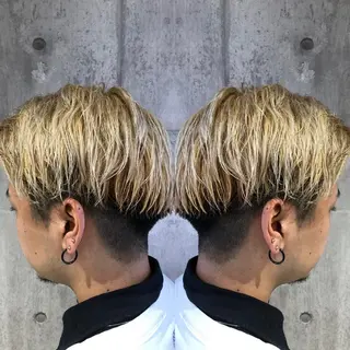 ショート カラー パーマ ヘアアレンジ メンズ キッズ ネイル マツエク・マツパ EnBlesS西宮 マンツーマン神道有基のヘアスタイル