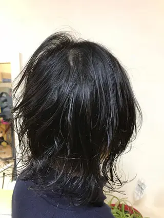 ミディアム 横田 尚登のヘアスタイル