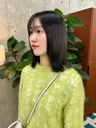 ミディアム AYAKA/名古屋/ 栄/ボブ/透明カラーのヘアスタイル