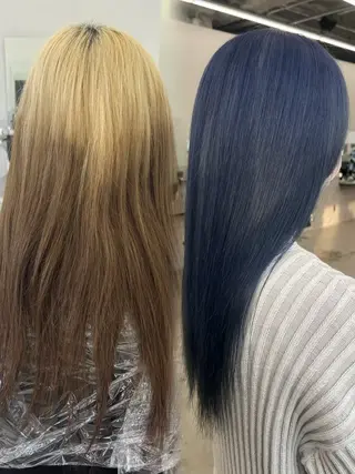 カラー 名古屋栄/ 複雑履歴   リカのヘアスタイル
