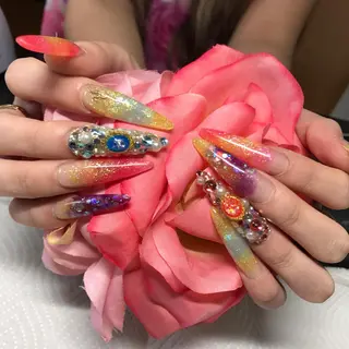 ロング ネイル 《LB》ラブリエ Nail&eyeのマツエク・マツパデザイン