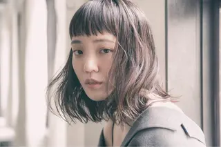ミディアム カラー 光吉 洋平のヘアスタイル