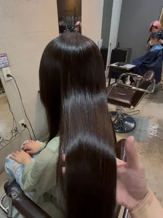 ロング 猪瀬 純子のヘアスタイル