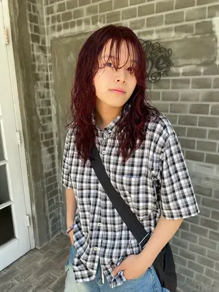 パーマ 平野 叶花のヘアスタイル