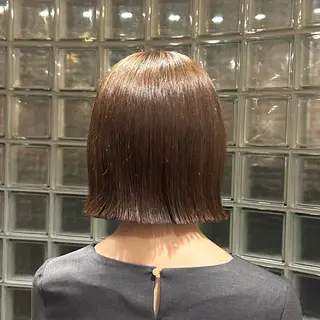 ミディアム カラー nana/ボブ/ レイヤー/梅田のヘアスタイル