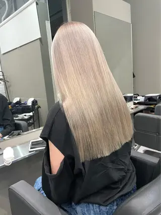 カラー 酸性ストレート 髪質改善のヘアスタイル